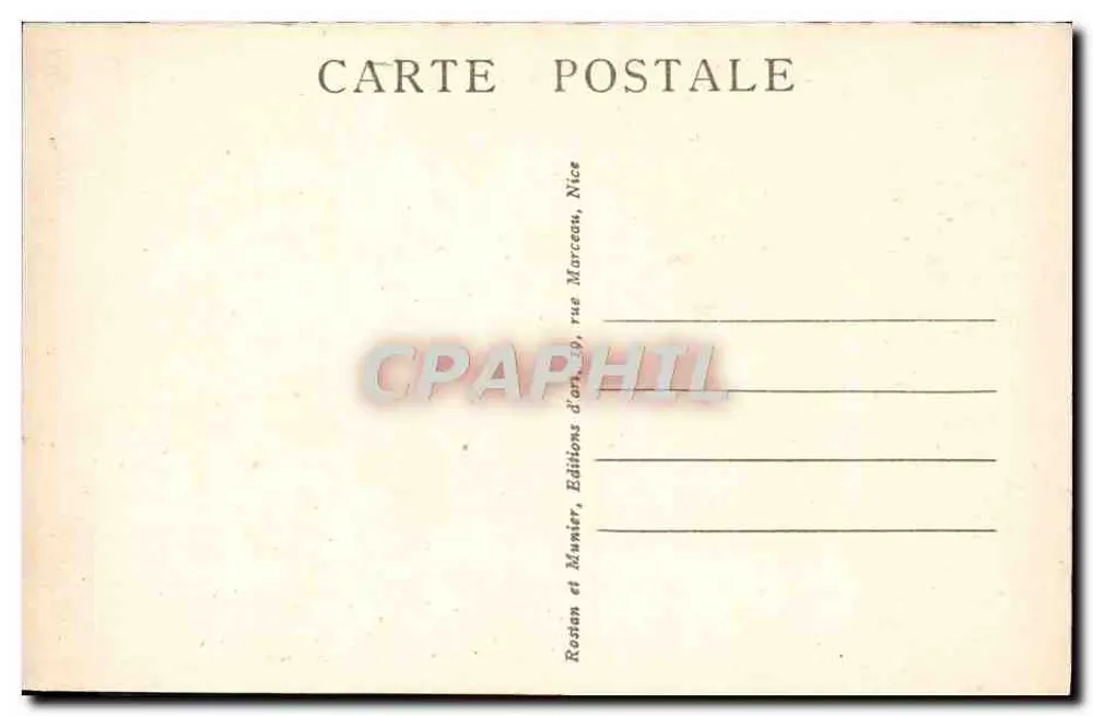 Corniche do Esterel — O Pic d'Aurèle — Editor LE TRAYAS, n°116 - Verso