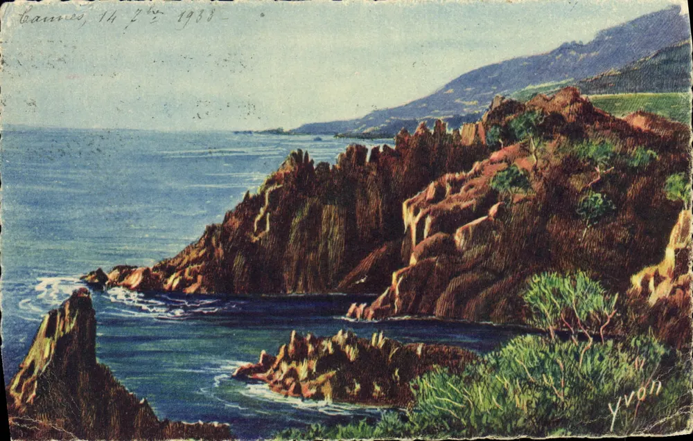 Cannes — Les rochers rouges — Yvfon - Frente