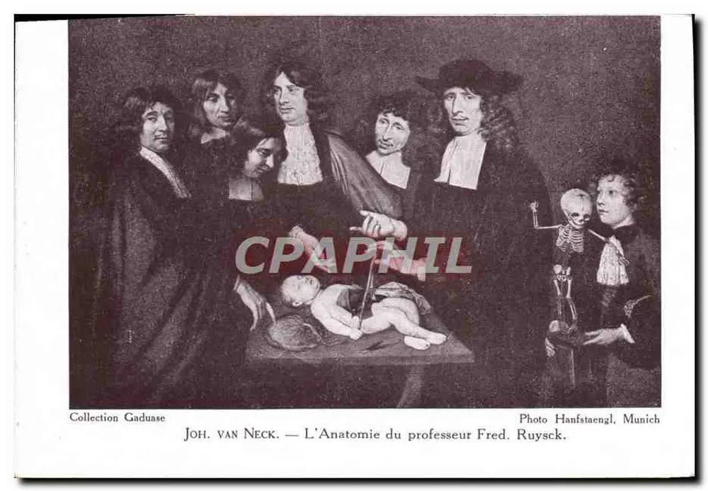 Die Anatomie des Professors Fred. Ruysck — Joh. van Neck — Foto Hanfstaengl, München - Vorderseite