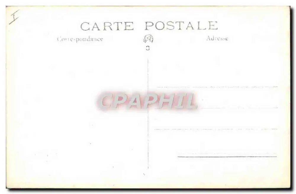 Máquina de projetar — detalhe — Carte postale Bilhete postal antigo - Verso