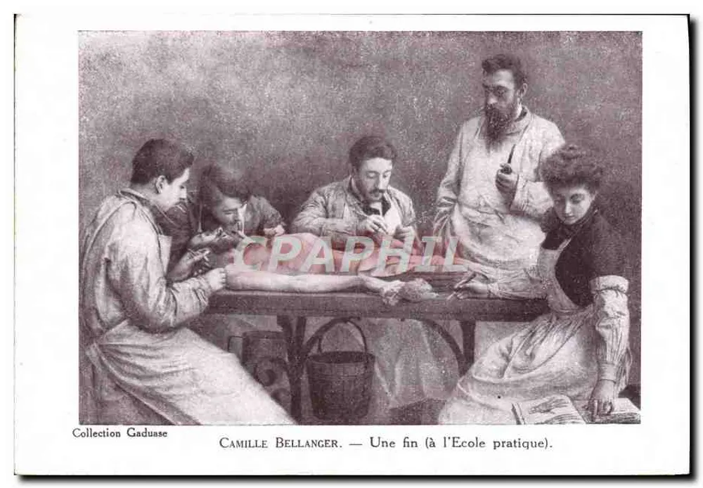 Camille Bellanger — Eine Fin (an der Praktischen Schule) — Sammlung Gaduase - Vorderseite