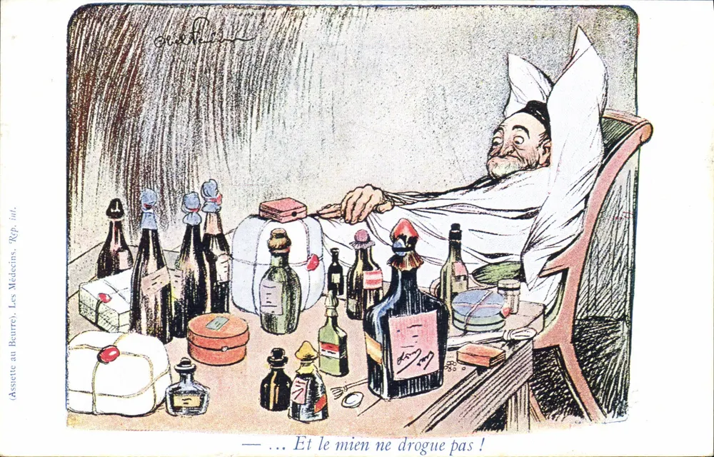 Assiette au Beurro — Lekarze — Rep. int. — Wydawca: Assiette au Beurro - Awers