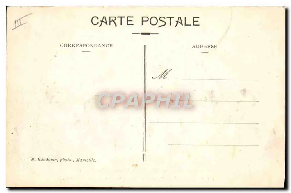 Der Dampfer TIMGAD — Compagnie Générale Transatlantique — 6.150 Tonnen — 8.500 Pferdestärken - Rückseite
