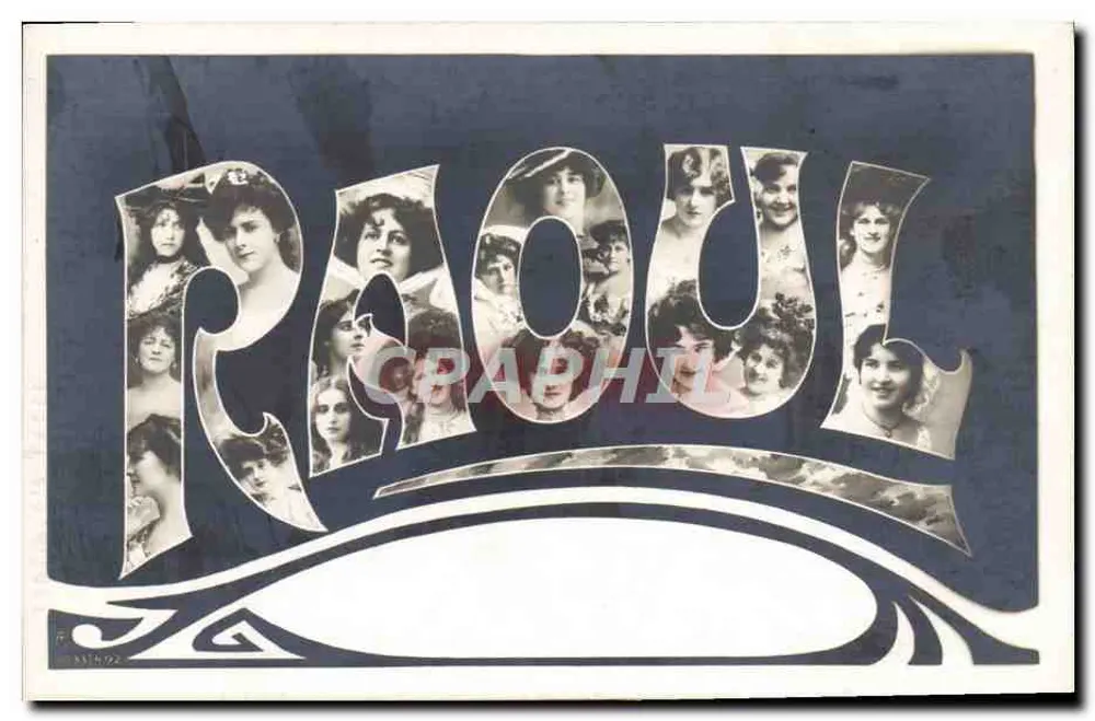 Raoul — Carta postal publicitária — Editor: Raoul, n° 31492 - Frente