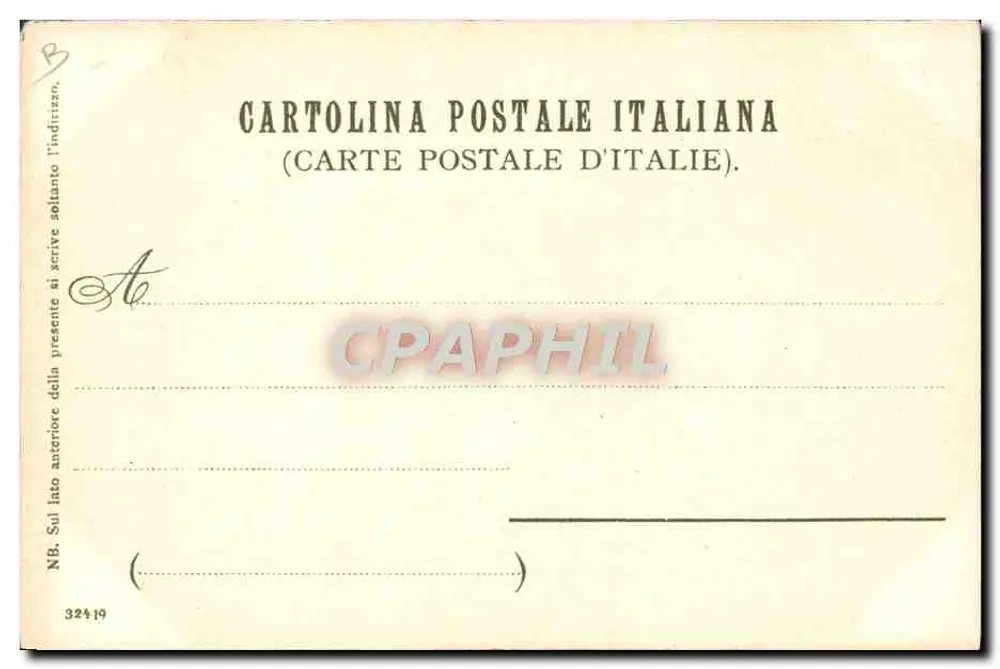 Sestri Levante — Ansicht der Küste — Verlag Schmidt & Cie, Mailand - Rückseite