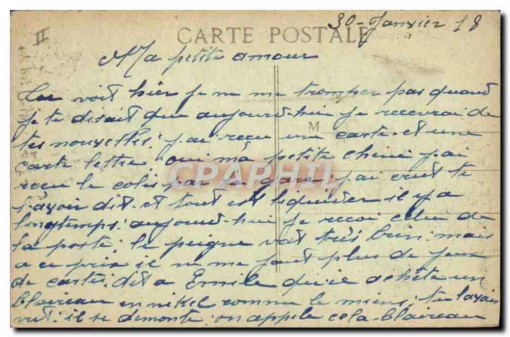 Großer Krieg 1914-1917 — Lacroix (S.M.) — Soldaten im Lager - Rückseite