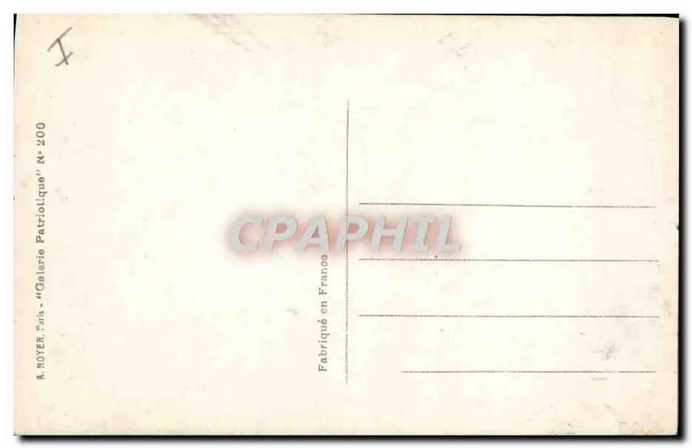 A Morte de um Soldado — cena de guerra — editor L. Donas, N° 200 - Verso