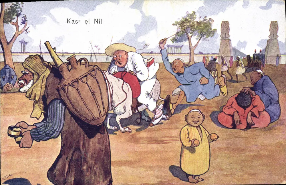 Kasr el Nil — Szenen aus dem Leben — B. K. W. L. n° 6 - Vorderseite