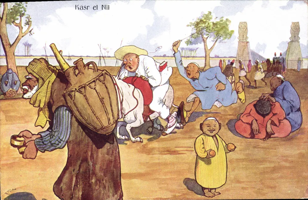 Kasr el Nil — Szene des täglichen Lebens — The Cairo Postcard Trust, n° 951-6 - Vorderseite