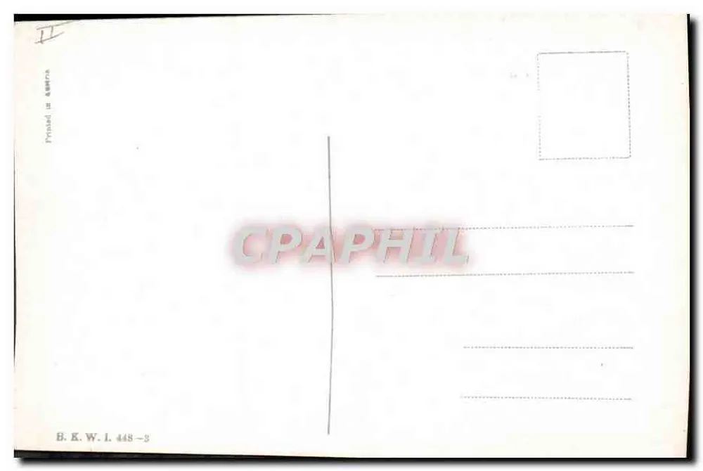 Szene des Chaos in einem Dorf — bevorstehende Gefahr — Verlag B.E.W.L. n° 448-3 - Rückseite