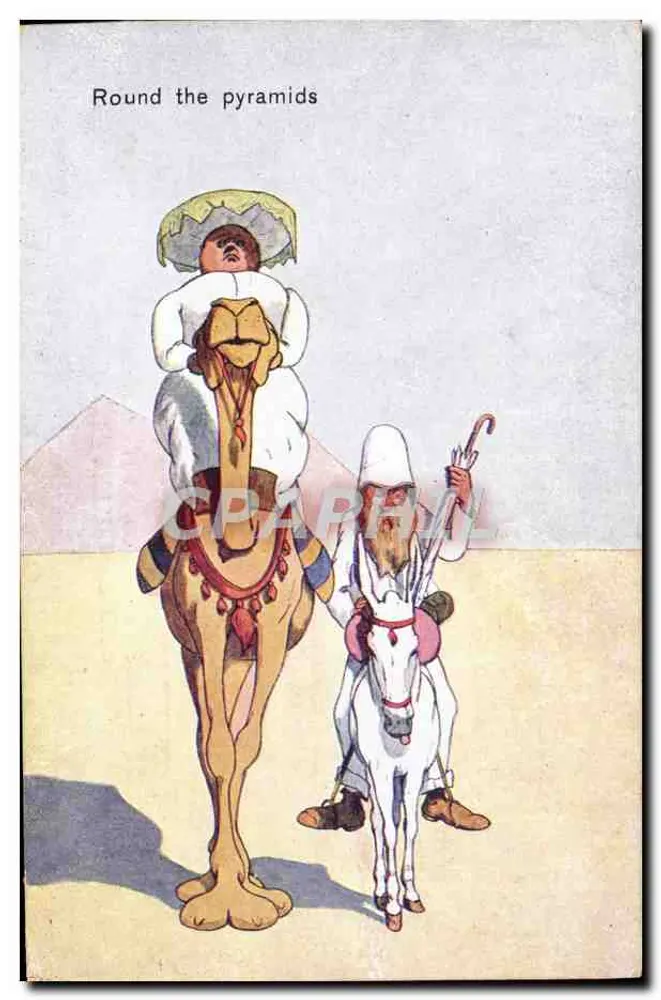 Tour um die Pyramiden — Illustration — B. K. W. I. 951-11 - Vorderseite