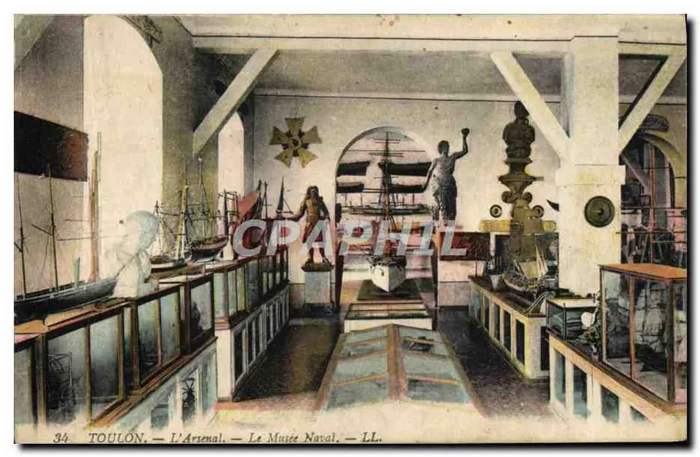 Toulon — L'Arsenal — Le Musée Naval — LL. — n°34 - Frente