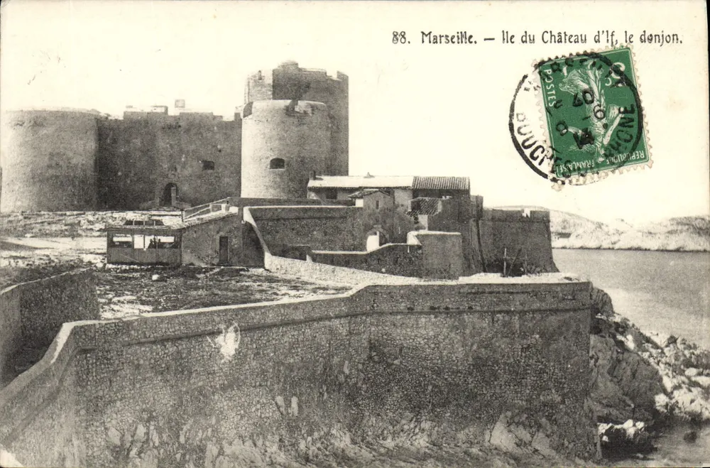 Marseille — Île du Château d'If, le donjon — editor desconhecido, n° 88 - Frente