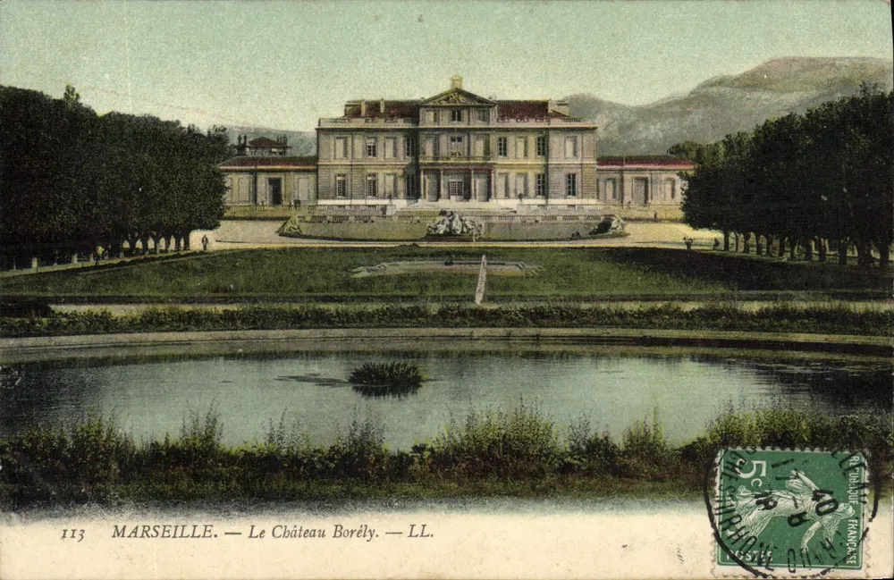 Marselha — O Castelo Borély — LL. — n° 113 - Frente