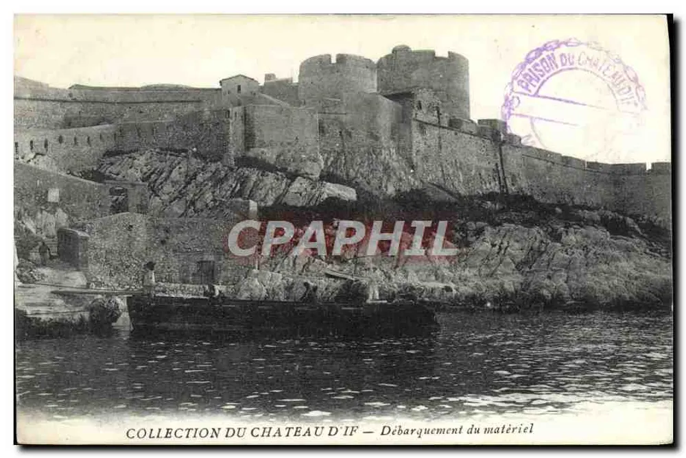 Castelo de If — Desembarque do material — Prisão do Castelo de If - Frente