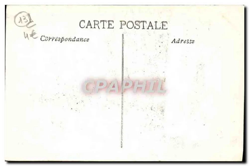 Castelo de If — Desembarque do material — Prisão do Castelo de If - Verso