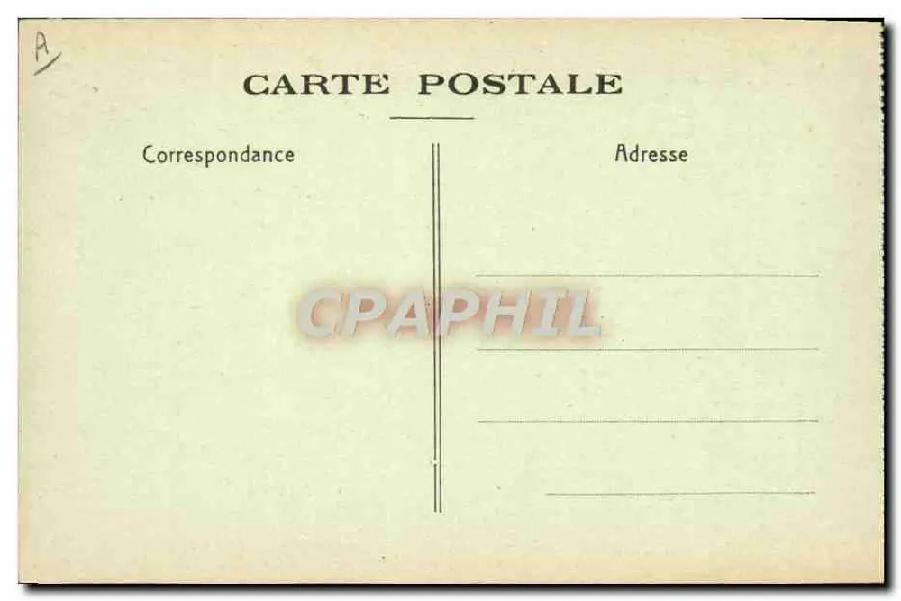 Mgr DANTIN — Retrato em traje eclesiástico — Carte postale - Verso