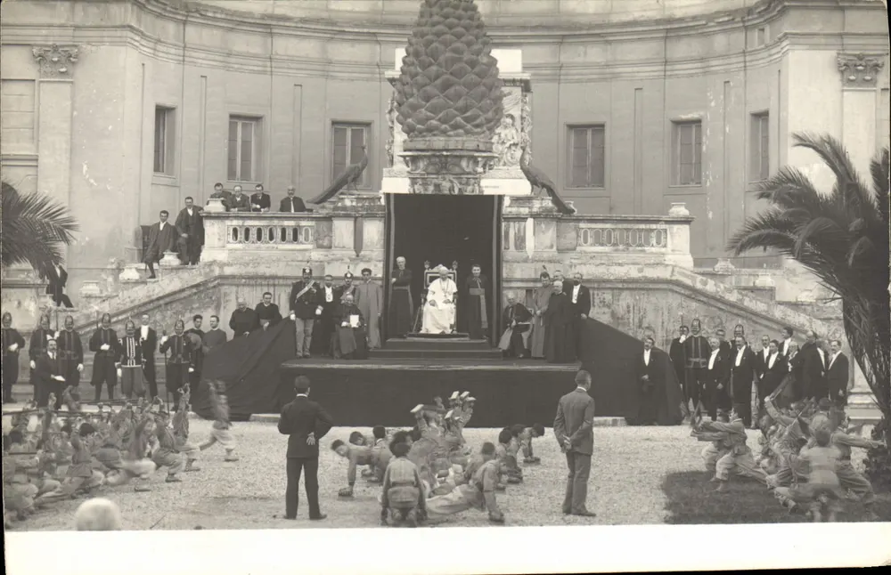 Cerimonia religiosa a Roma — editore G. Felici, n° P.G. - Recto