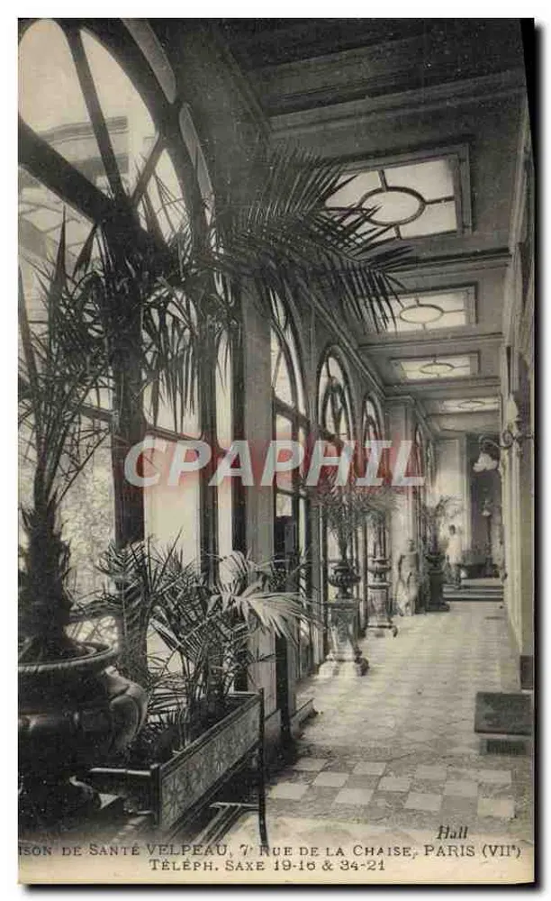 Halle — Gesundheitshaus Velpeau — 7 Rue de la Chaise, Paris (VIIe) - Vorderseite