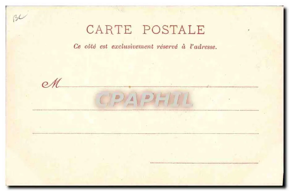 Saumur — Reiter in Freiheit — Capriole. — Verleger: G. Charier, Saumur, und C° Royer, Nancy. Nr. 13. - Rückseite