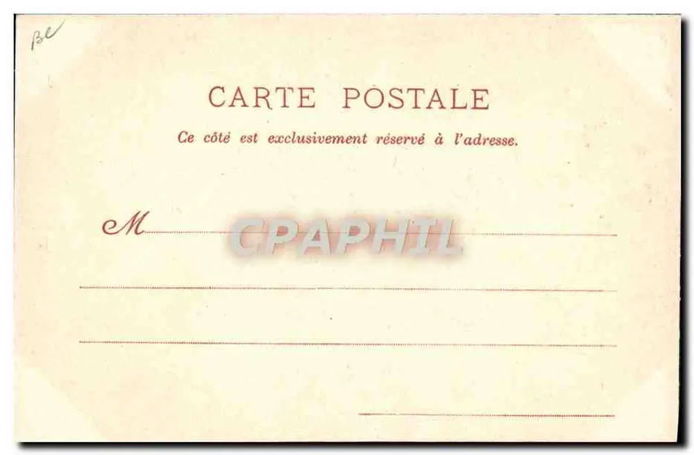 Saumur — Schule der Kavallerie — Sprung auf der Longe — G. Gabriel, Saumur, Nr. 10 - Rückseite