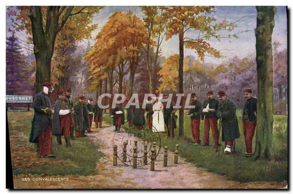 Die Genesenen — Verleger Dubonnet, Nr. 1015 - Vorderseite