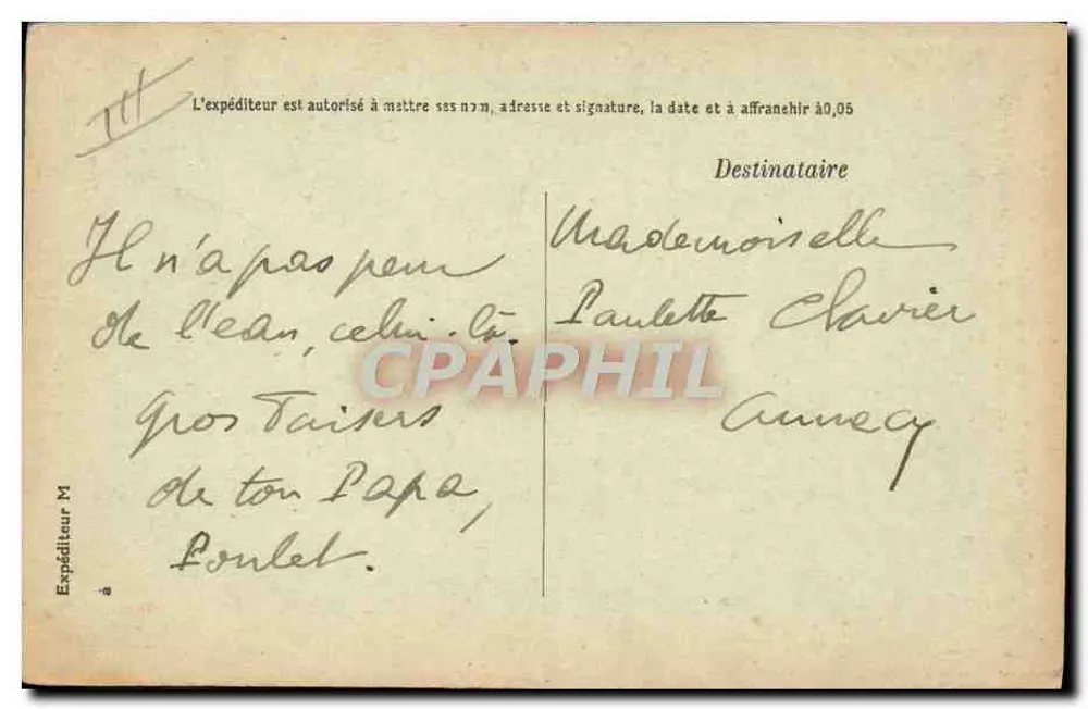 Joinville-le-Pont — Einfacher Sprung — Foto E. François - Rückseite