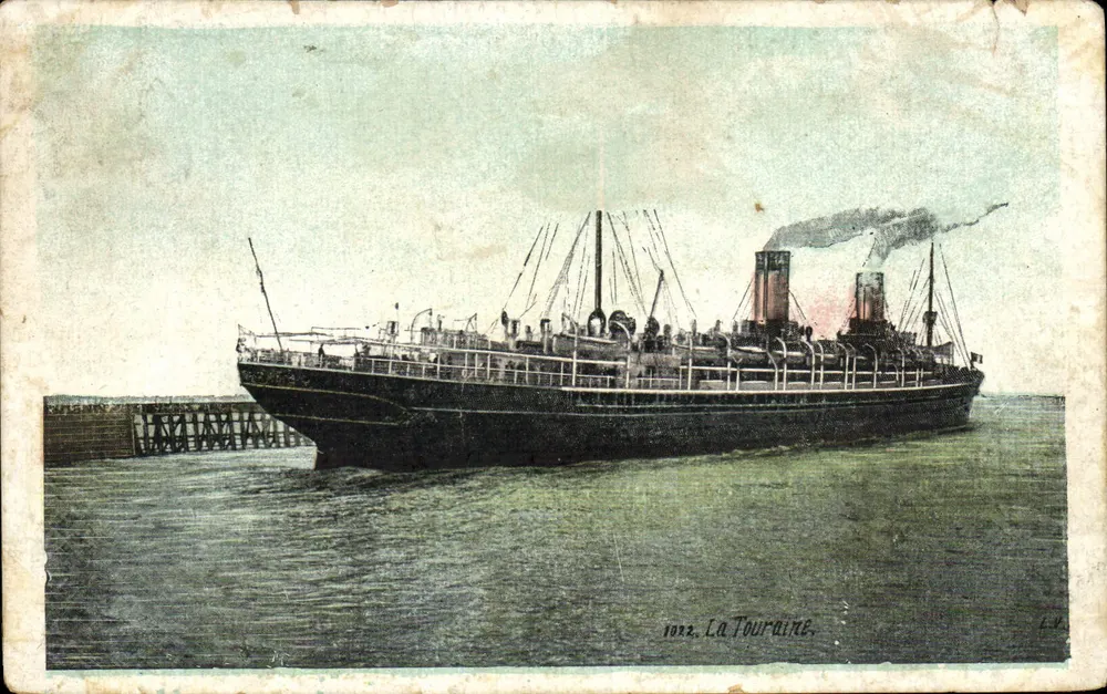 Die Loire-Region — Dampfschiff — Verlag L.H. - Vorderseite