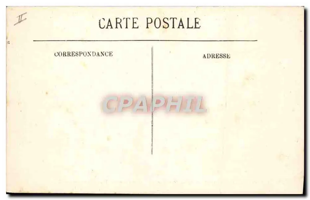 Der "Timbad" (Cie Générale Transatlantique) — Dampfer mit zwei Schornsteinen, Rauch ausstoßend — Verlag LL. n°25 - Rückseite