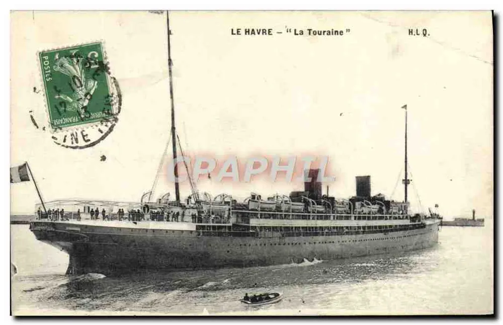 Le Havre — 'La Touraine' — H.L.Q. - Vorderseite