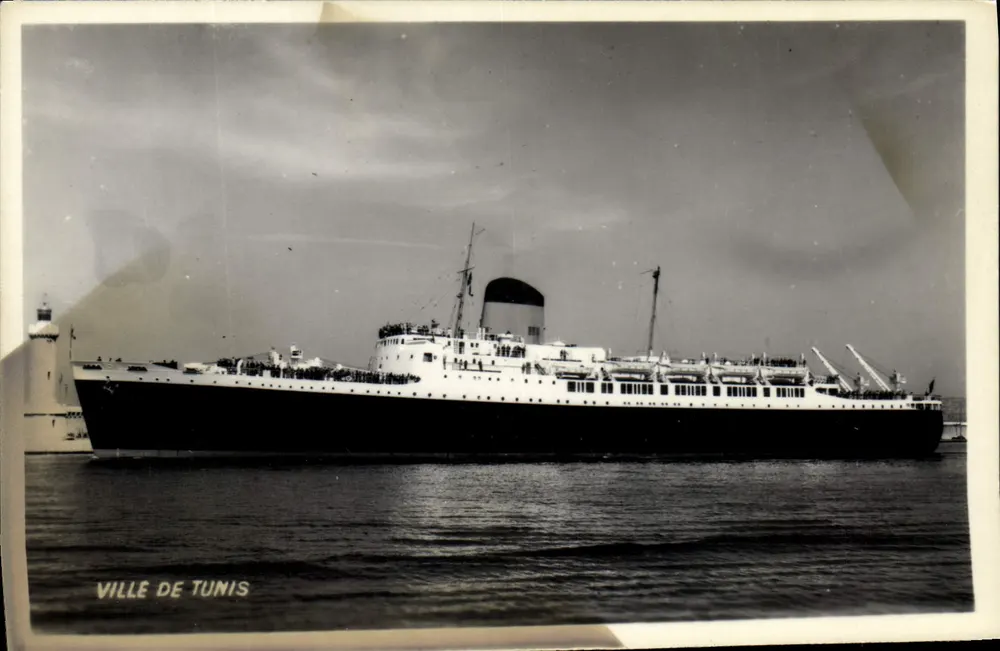 Stadt Tunis — Hafen — Nr. 3 - Vorderseite