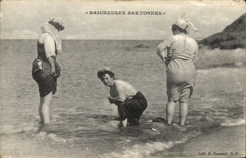 Baigneuses bretonnes — Coll. E. Hamonic, St.B. - Vorderseite