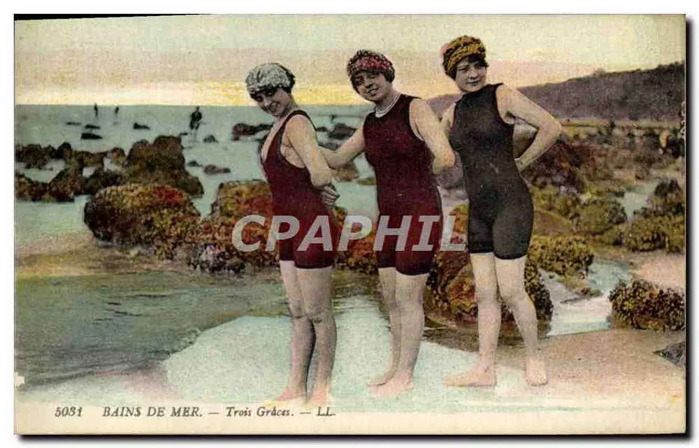 Badeurlaub — Drei Grazien — LL, n° 5081 - Vorderseite