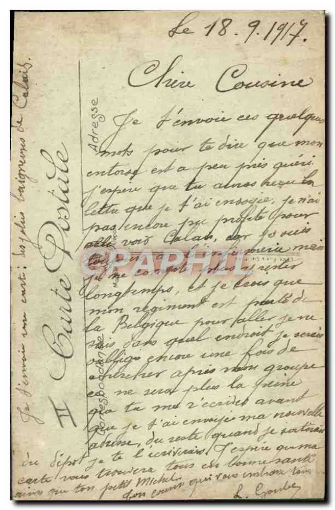 Calais — Badende Frauen — LL, n° 5043 - Rückseite