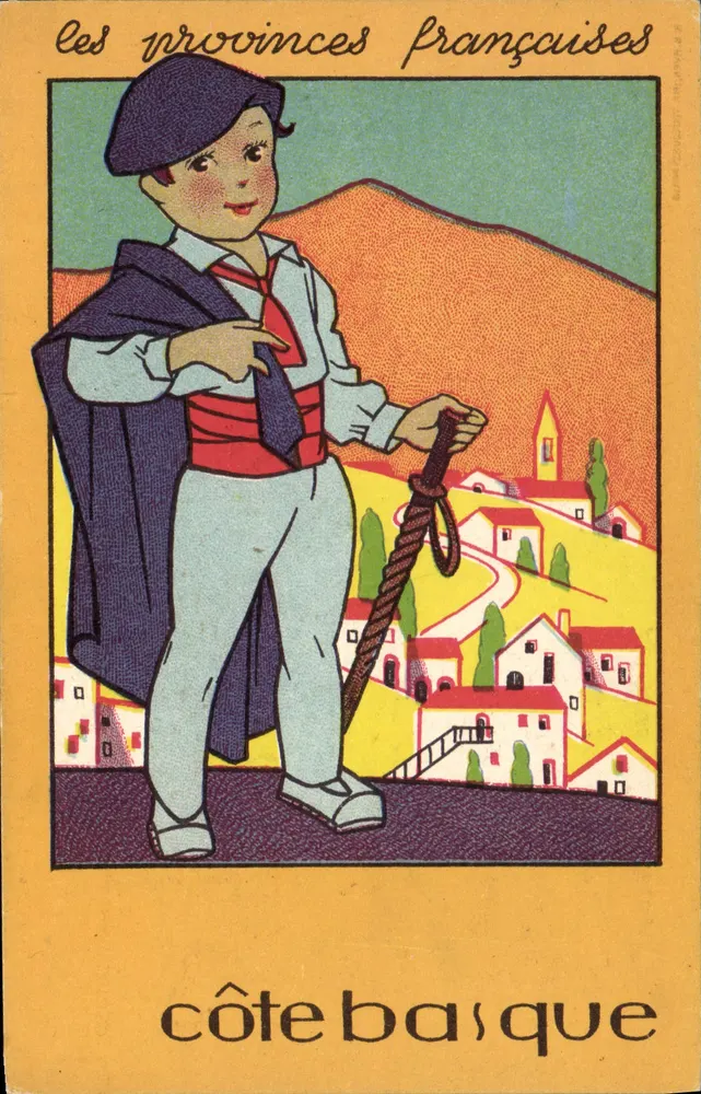 Baskische Küste — Die französischen Provinzen — B. Sirven, Druck Toulouse - Vorderseite