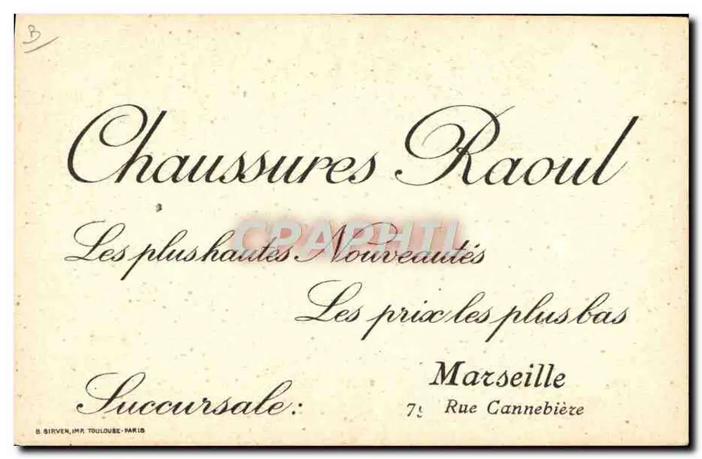 Baskische Küste — Die französischen Provinzen — B. Sirven, Druck Toulouse - Rückseite