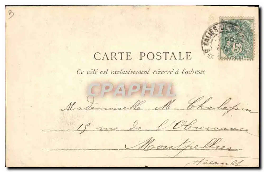PYRÉNÉES — Trachten der Region — Milchverkäuferin — Zeichnung von Gonan — Nr. 679 — D. T., Verlag - Rückseite