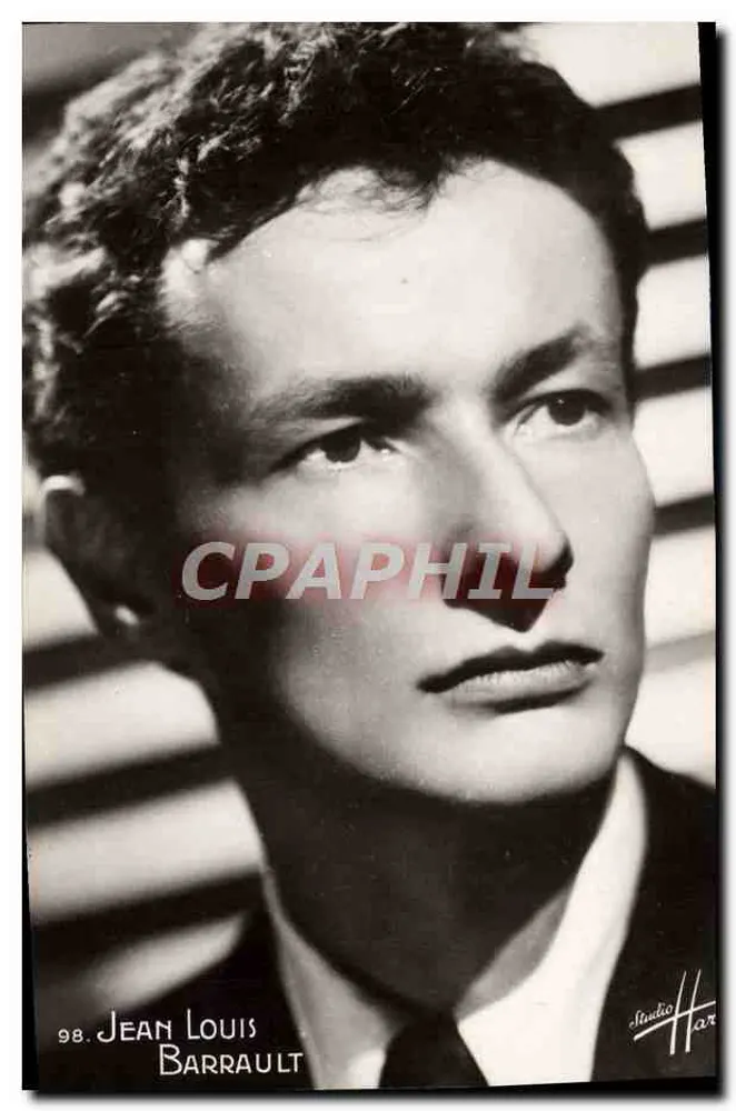 Jean Louis Barrault — portret — Studio Har - Voorkant