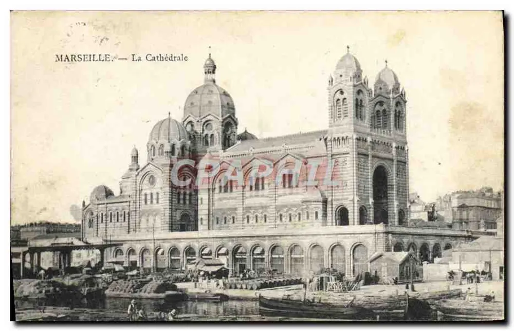 Marselha — A Catedral — Editor não identificado - Frente