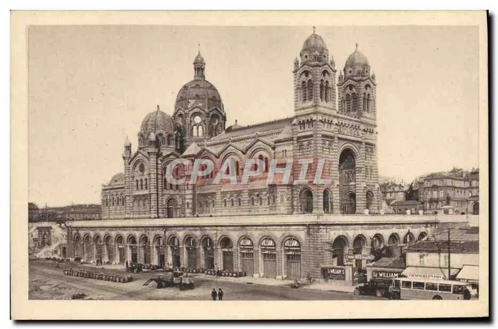 Marselha — A Catedral — Editor Le William - Frente