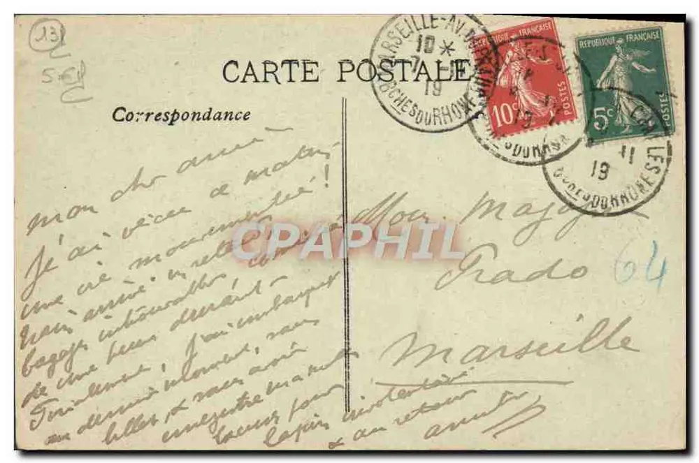 Marselha — A Catedral — AC - Verso