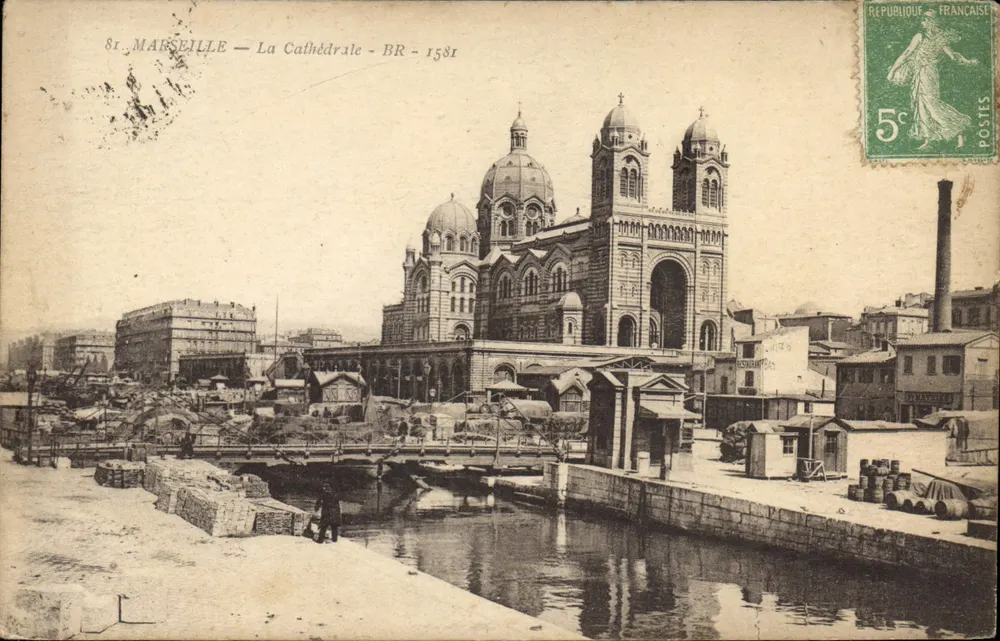 Marselha — A Catedral — BR - 1581 - Frente