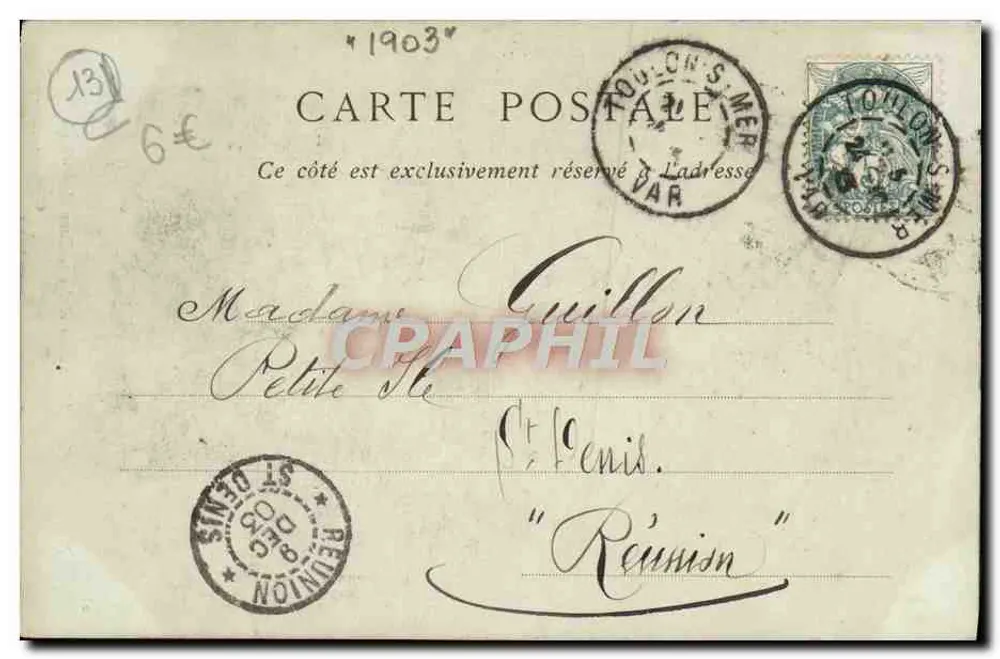 Marseille — Die Aufzug und Notre-Dame-de-la-Garde — ACACAO M. NOUTEN - Rückseite