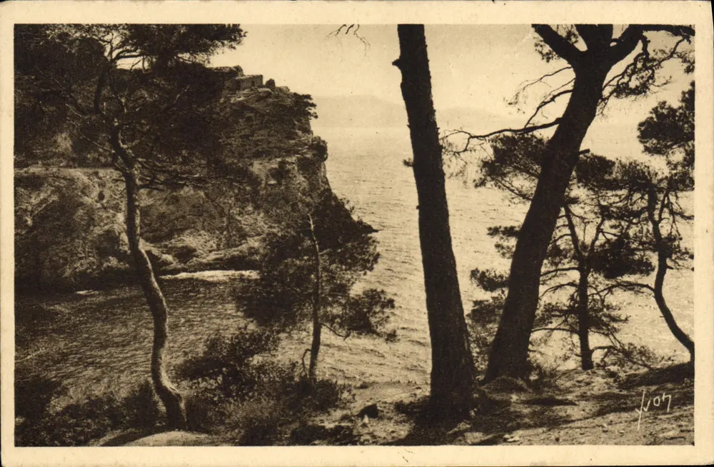Côte d'Azur — Calanques do Cap Brun — Les Éditions d'Art W. Martel - Frente