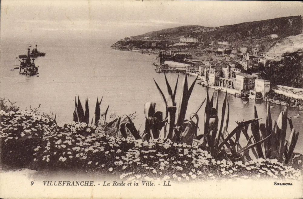Villefranche - Die Bucht und die Stadt - LL - Selecta - Vorderseite