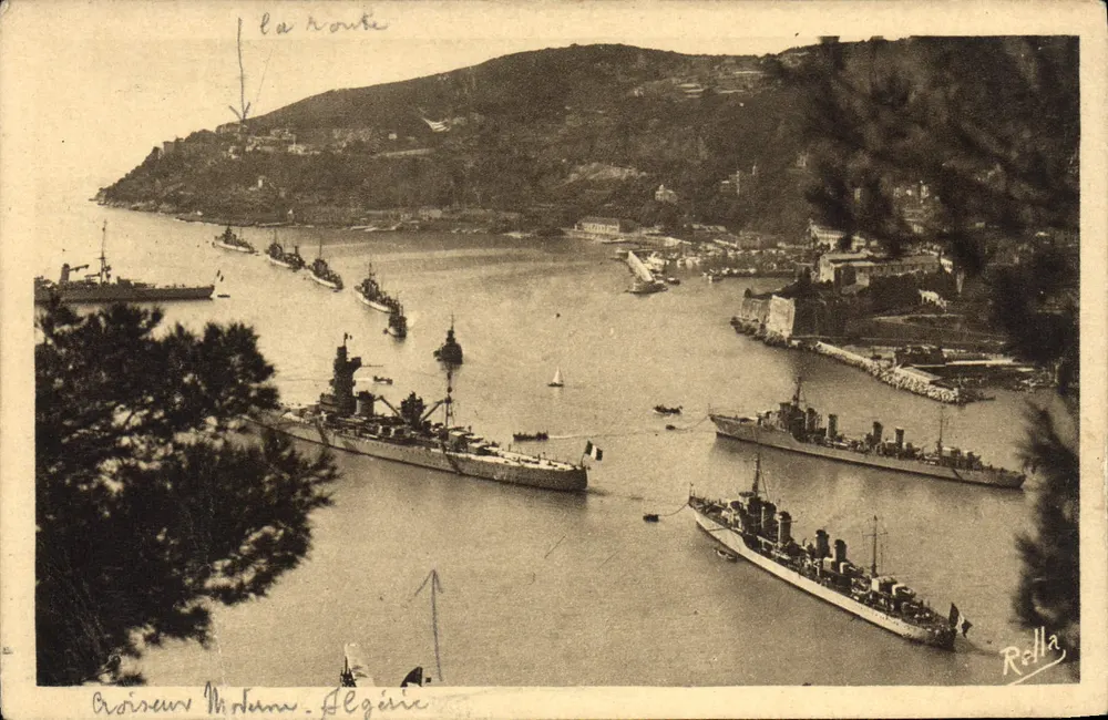 Cruisers Marine - Algérie — Port de Villefranche, éditeur Rella - Vorderseite