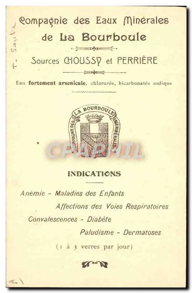 Professor Gilbert — Professor an der Medizinischen Fakultät in Paris — Verlag Gilbert (C.) Nr. 9 - Rückseite