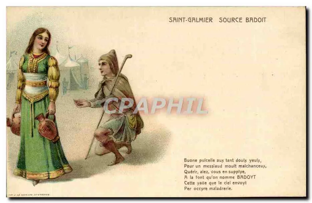 Saint-Galmier - Fonte Badoit — J. Le Demapp, Stettiner - Frente
