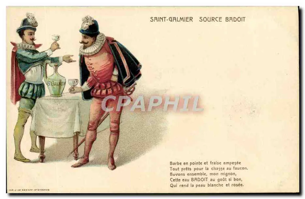 Saint-Galmier - Fonte Badoit — J. Le Rennay, Stéterre - Frente