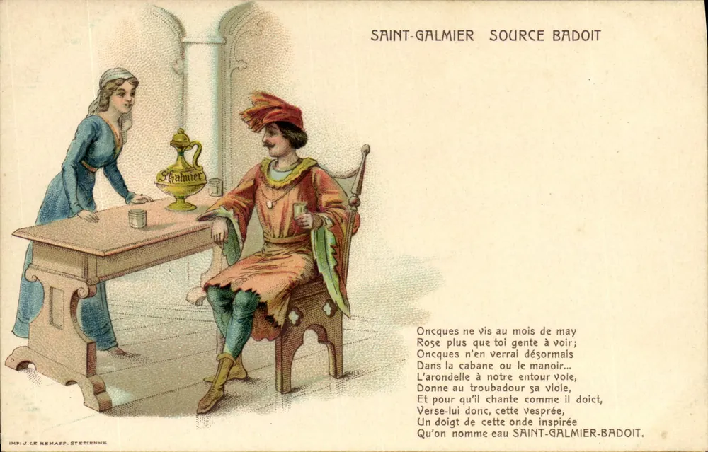 Saint-Galmier - Fonte Badoit — Inf. J. Le Henaff, Stetienne - Frente